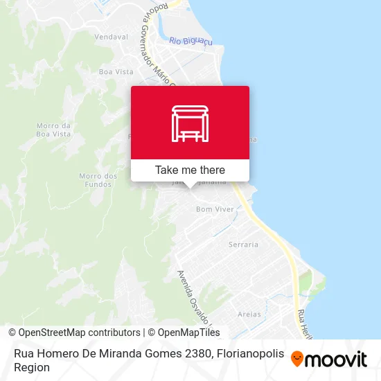 Rua Homero De Miranda Gomes 2380 map