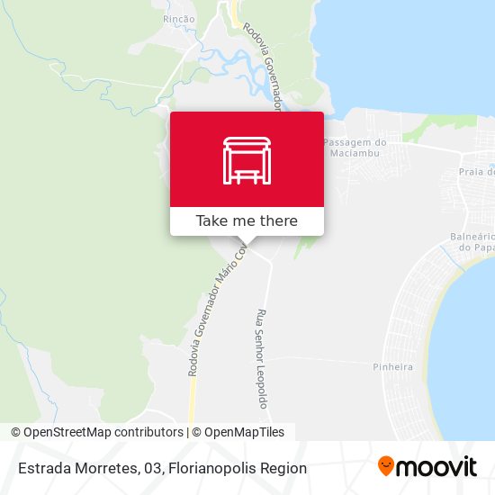 Estrada Morretes, 03 map