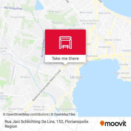Rua Jaci Schlichting De Lins, 152 map