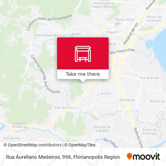 Rua Áureliano Medeiros, 996 map