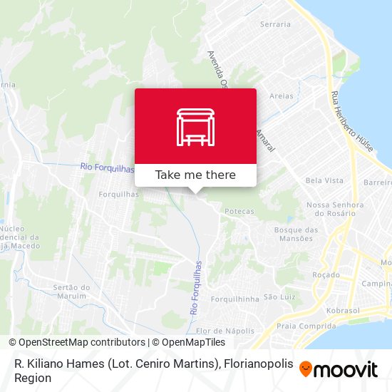 R. Kiliano Hames (Lot. Ceniro Martins) map