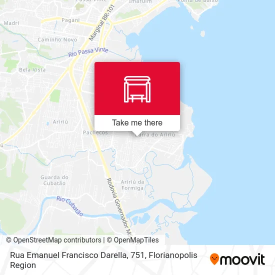 Rua Emanuel Francisco Darella, 751 map