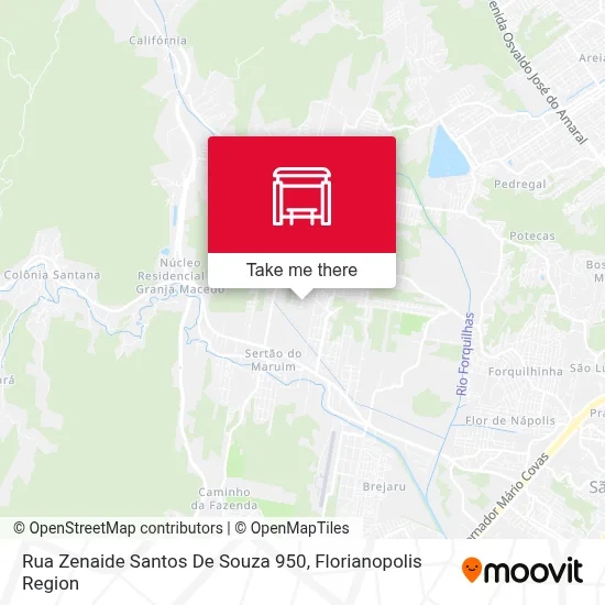 Rua Zenaide Santos De Souza 950 map