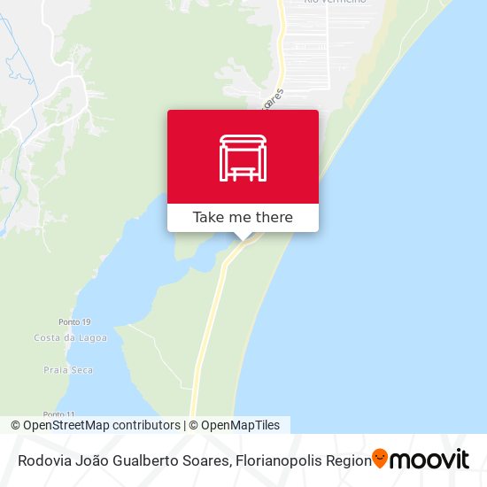 Rodovia João Gualberto Soares map