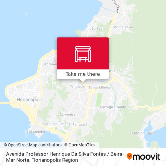 Mapa Avenida Professor Henrique Da Silva Fontes / Beira-Mar Norte