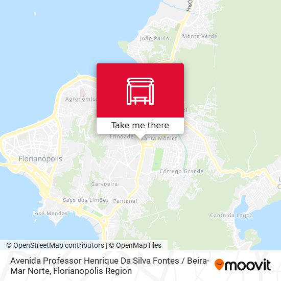 Mapa Avenida Professor Henrique Da Silva Fontes / Beira-Mar Norte