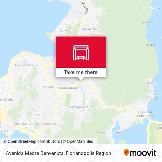 Avenida Madre Benvenuta map
