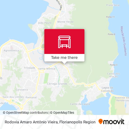 Rodovia Amaro Antônio Vieira map