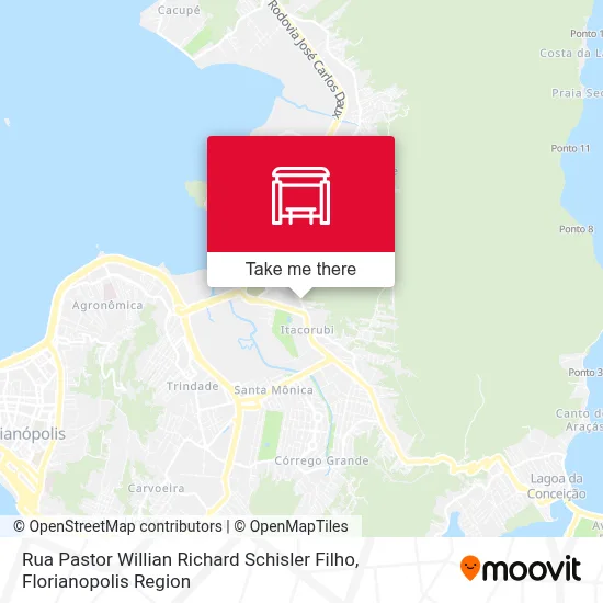 Rua Pastor Willian Richard Schisler Filho map