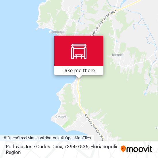 Rodovia José Carlos Daux, 7394-7536 map
