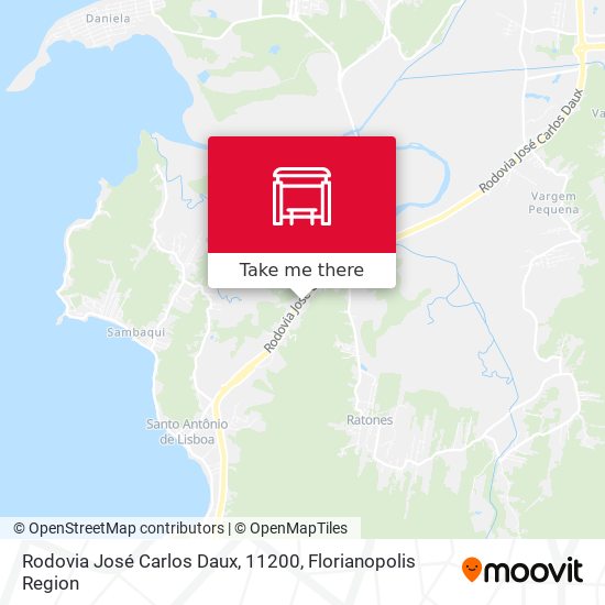 Rodovia José Carlos Daux, 11200 map