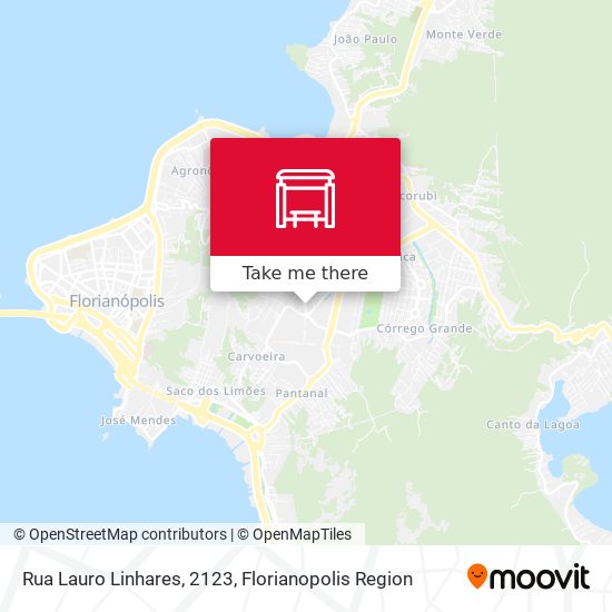 Mapa Rua Lauro Linhares, 2123