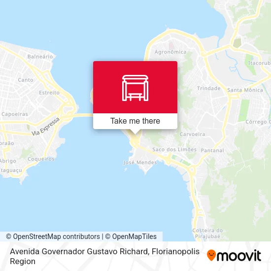 Avenida Governador  Gustavo Richard map