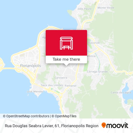 Mapa Rua Douglas Seabra Levier, 61