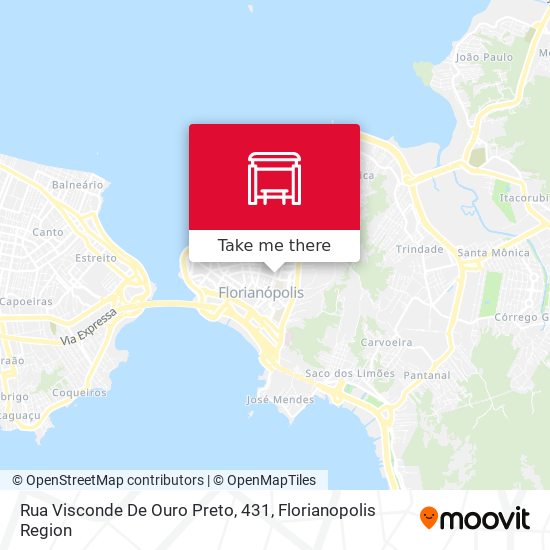 Mapa Rua Visconde De Ouro Preto, 431