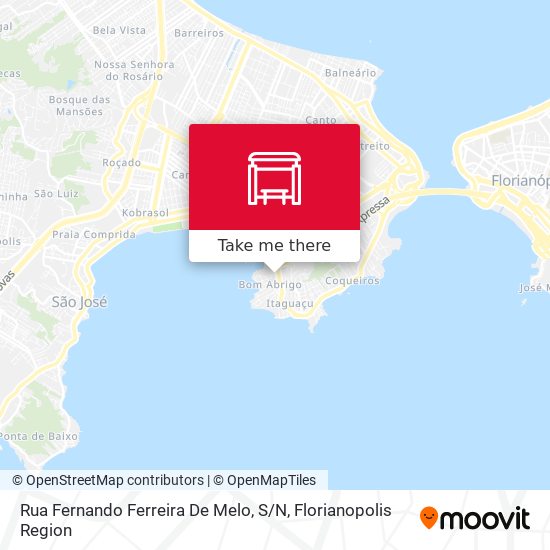 Mapa Rua Fernando Ferreira De Melo, S / N