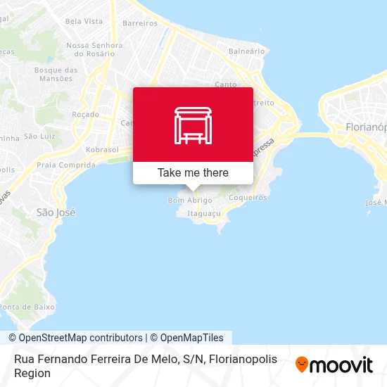 Rua Fernando Ferreira De Melo, S / N map