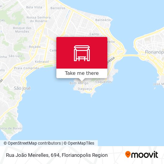 Mapa Rua João Meirelles, 694