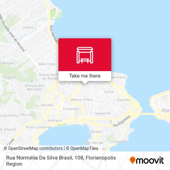 Rua Normélia Da Silva Brasil, 108 map