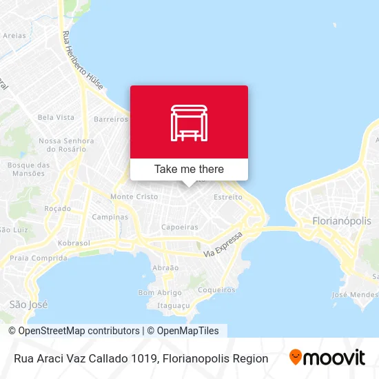 Rua Araci Vaz Callado 1019 map