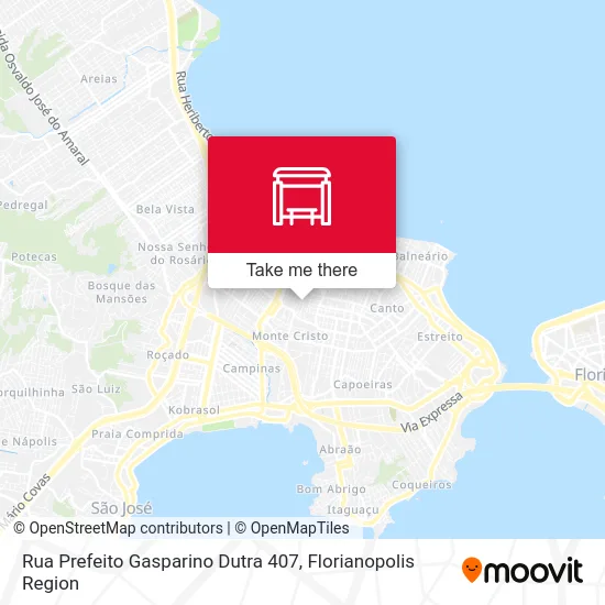 Rua Prefeito Gasparino Dutra 407 map