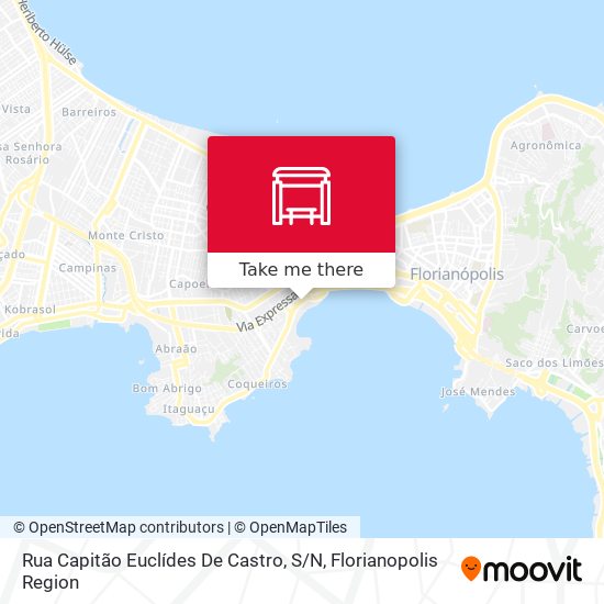 Mapa Rua Capitão Euclídes De Castro, S / N