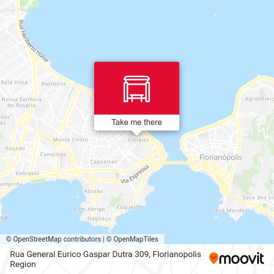Rua General Eurico Gaspar Dutra 309 map