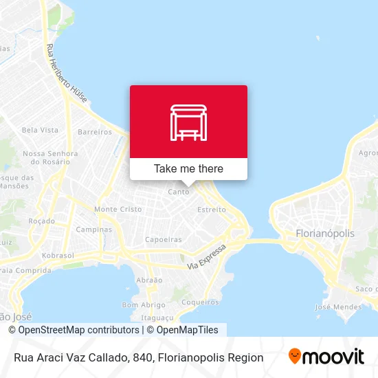 Rua Araci Vaz Callado, 840 map