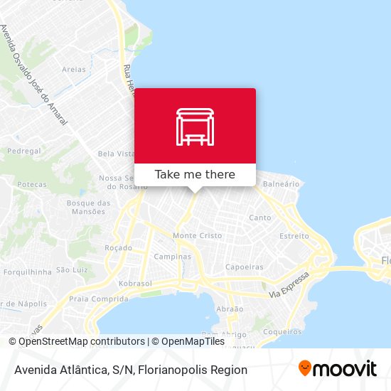 Avenida Atlântica, S/N map
