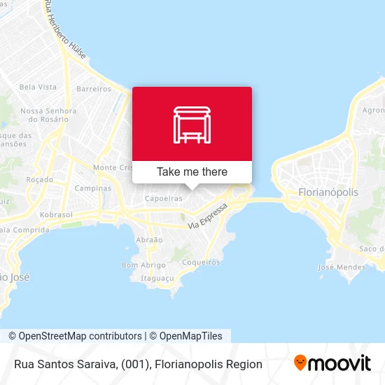 Rua Santos Saraiva, (001) map