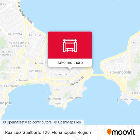 Rua Luiz Gualberto 129 map