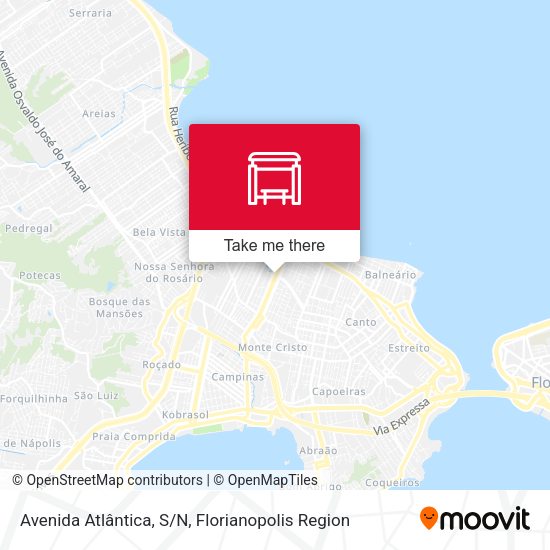 Avenida Atlântica, S/N map