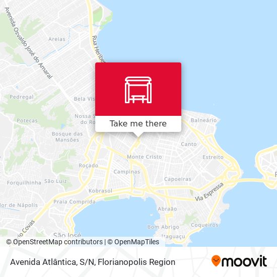 Avenida Atlântica, S/N map