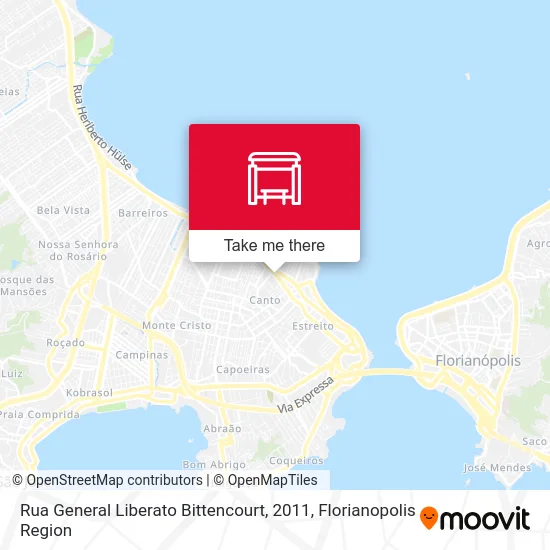 Rua General Liberato Bittencourt, 2011 map