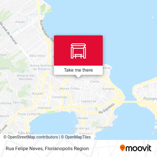 Rua Felipe Neves map