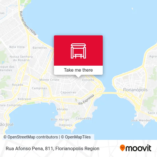 Rua Afonso Pena, 811 map