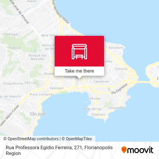 Rua Professora Egídio Ferreira, 271 map