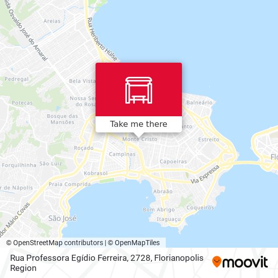 Rua Professora Egídio Ferreira, 2728 map