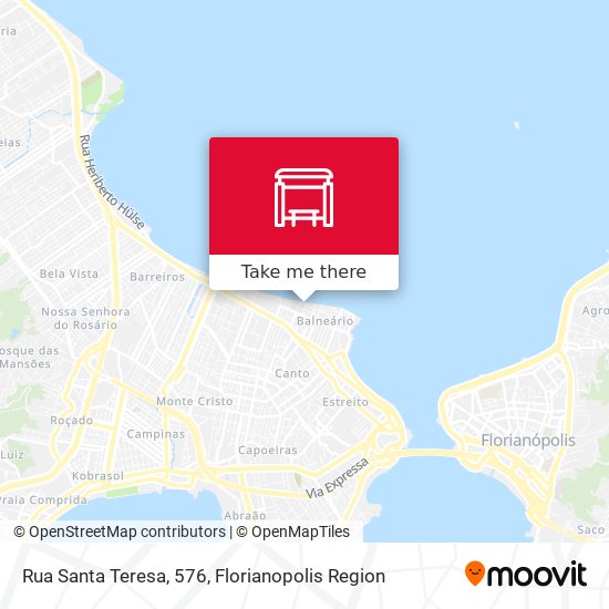 Rua Santa Teresa, 576 map
