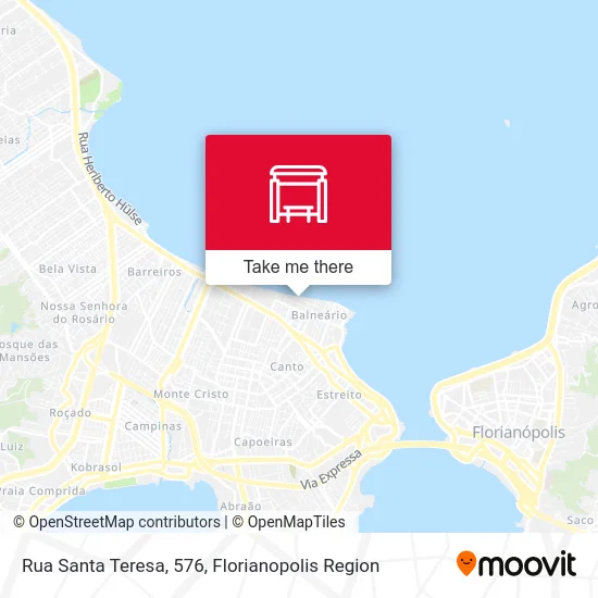 Rua Santa Teresa, 576 map