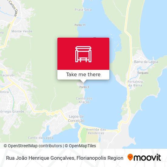 Mapa Rua João Henrique Gonçalves