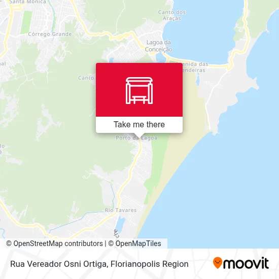 Rua Vereador Osni Ortiga map