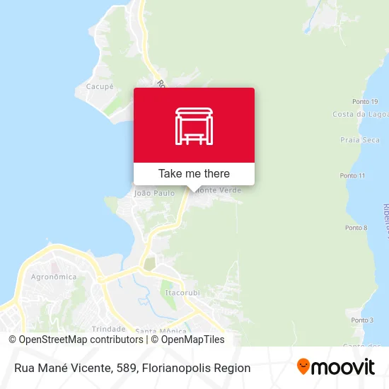 Rua Mané Vicente, 589 map