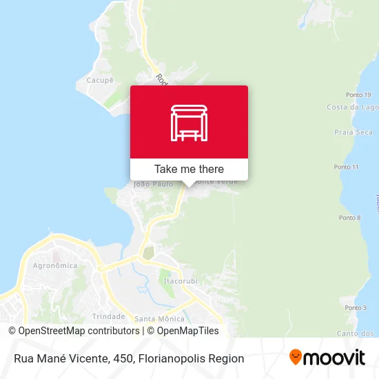 Rua Mané Vicente, 450 map