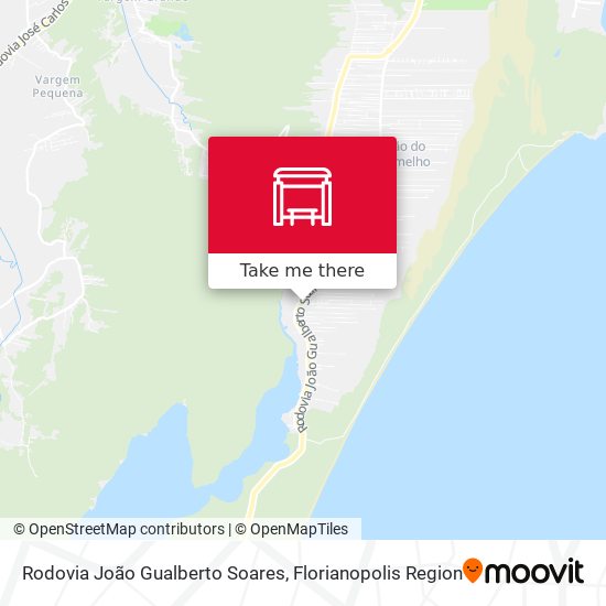 Rodovia João Gualberto Soares map