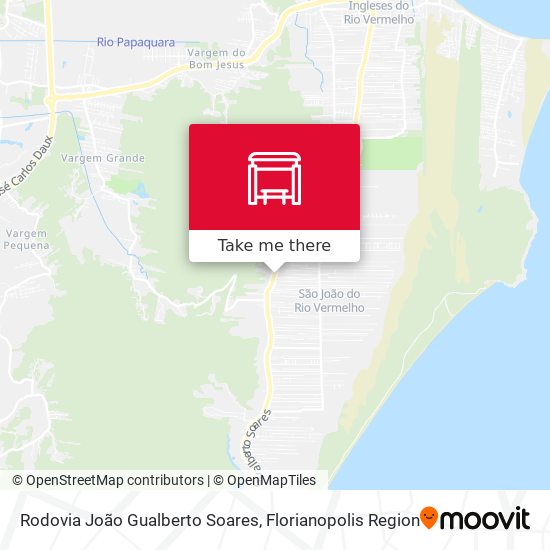 Rodovia João Gualberto Soares map