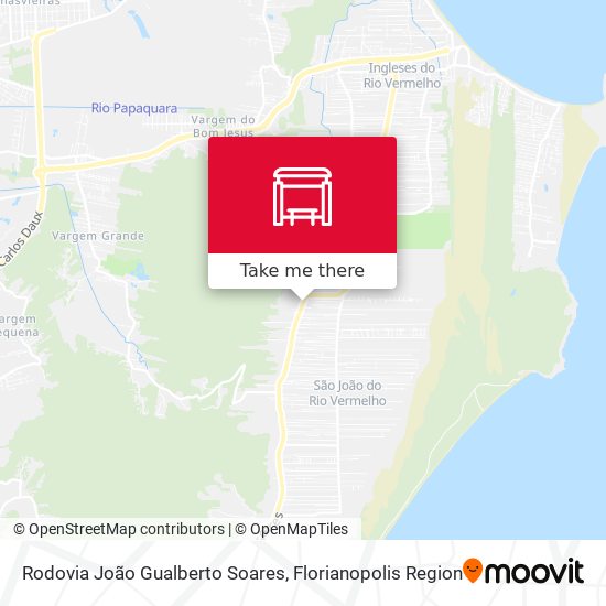 Rodovia João Gualberto Soares map