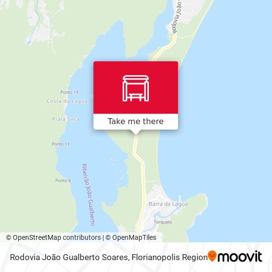 Rodovia João Gualberto Soares map