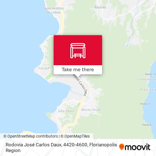 Rodovia José Carlos Daux, 4420-4600 map