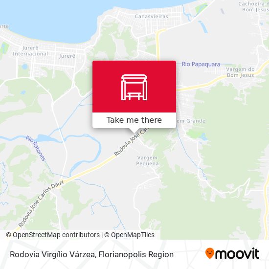 Rodovia Virgílio Várzea map